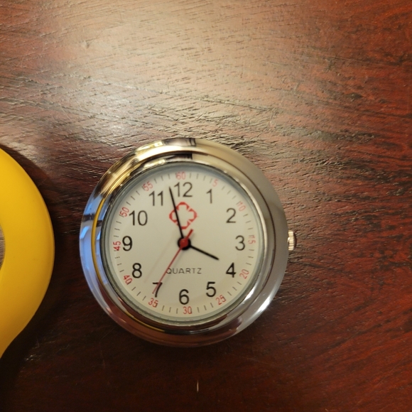 New Yellow Medical Nurse Attachable Scrub Watch - Picture 3 of 4